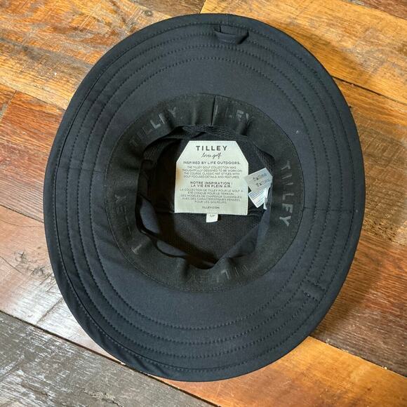 TILLEY “The Clubhouse” Golf Bucket Hat Black Unisex Size S/P NWOT - Picture 5 of 8